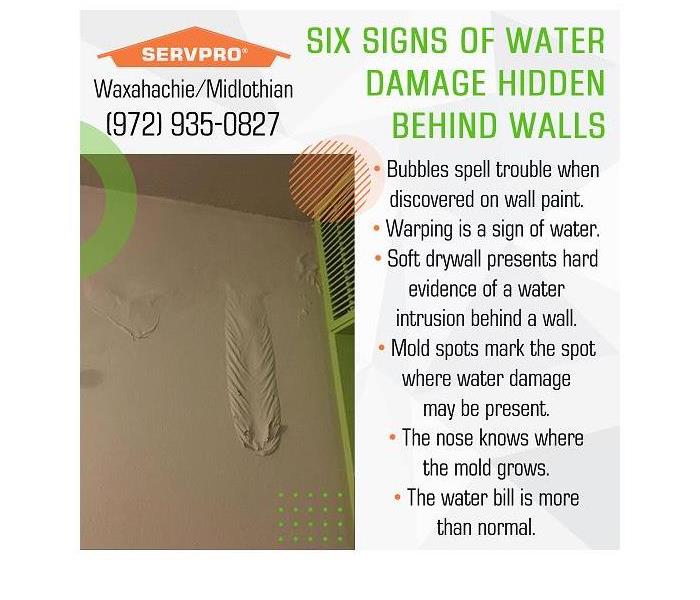 Water damaged wall